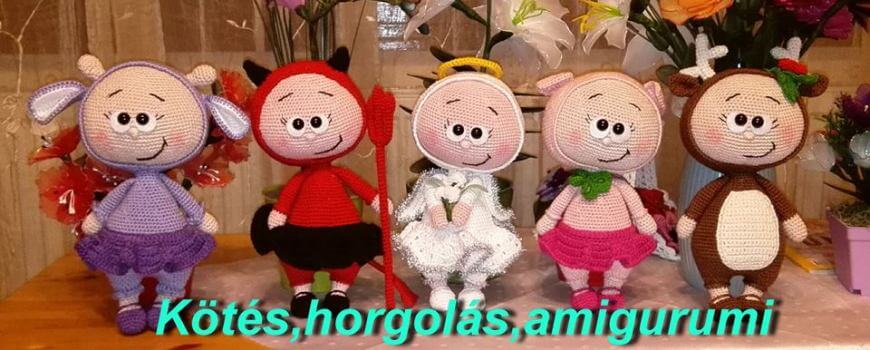 Kötés, horgolás, amigurumi, TájGazda